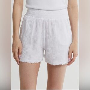 DKNY Jeans Cotton Gauze Shorts